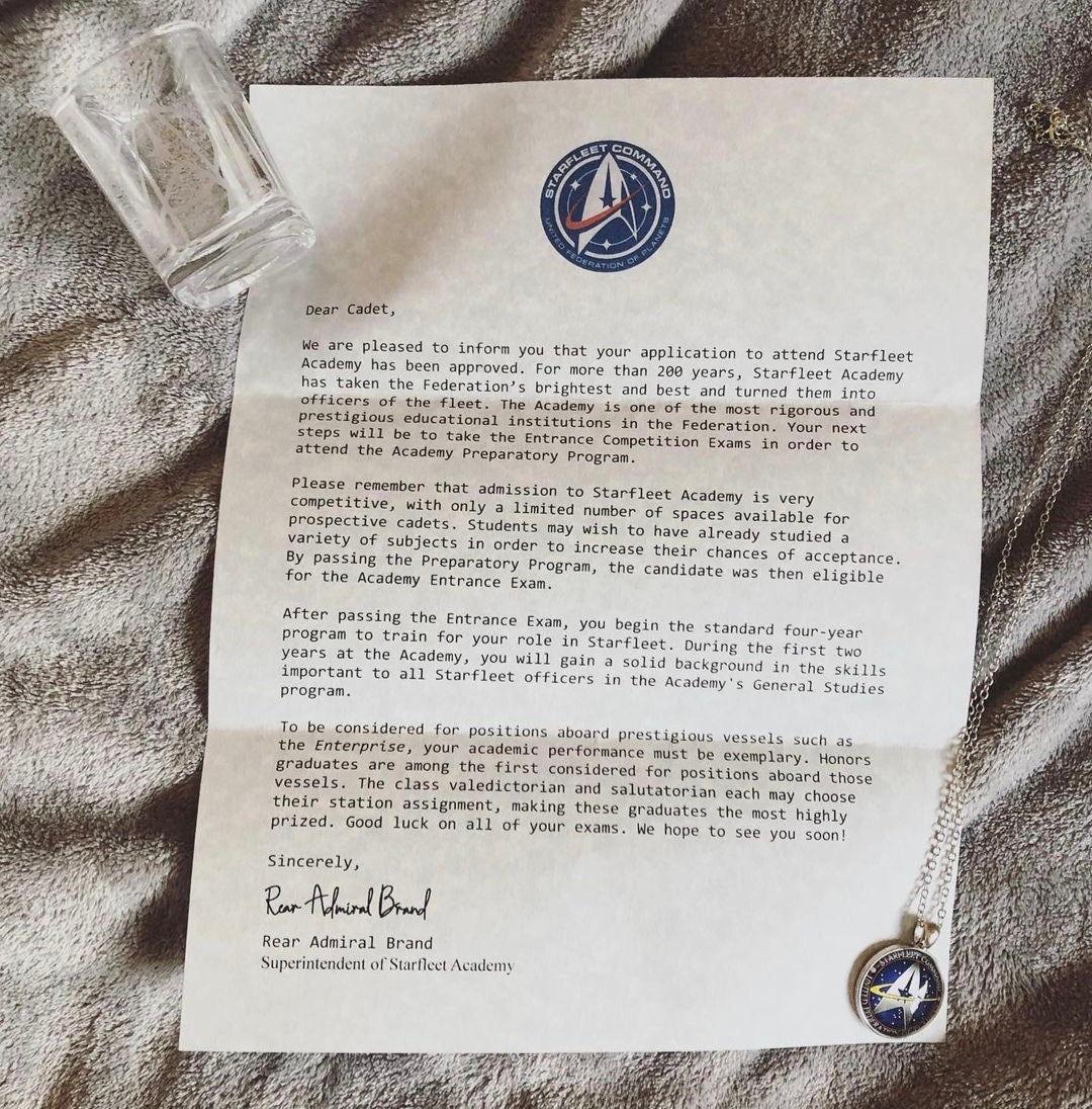 Starfleet Letter