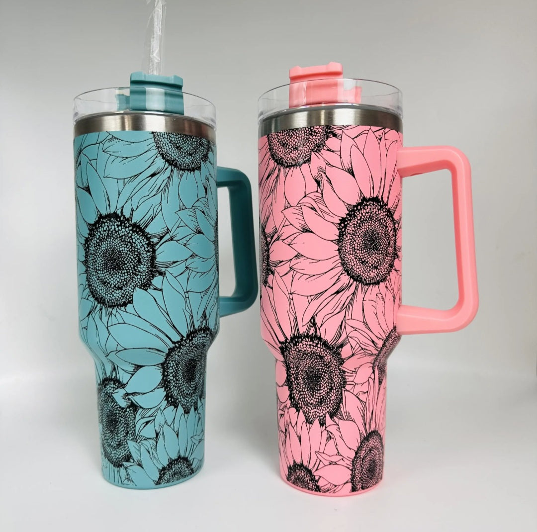 Sunflower Handle Cups