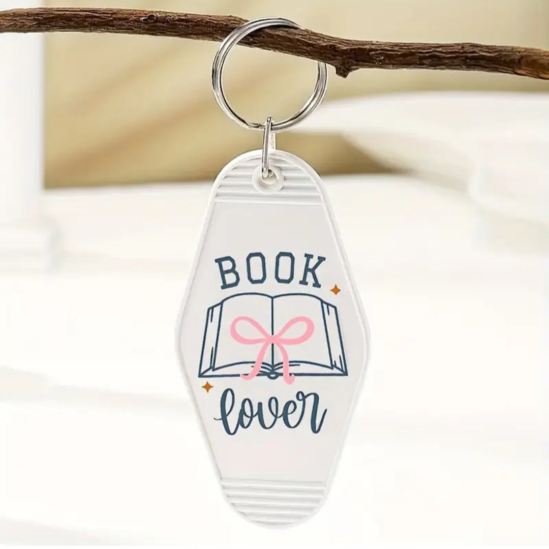 Book Lover Keytag