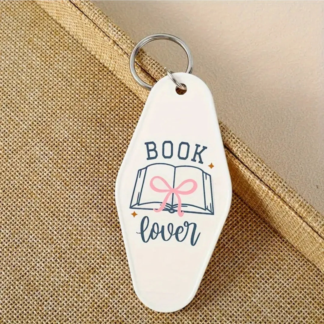 Book Lover Keytag