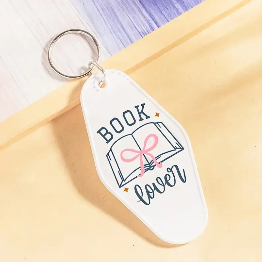 Book Lover Keytag