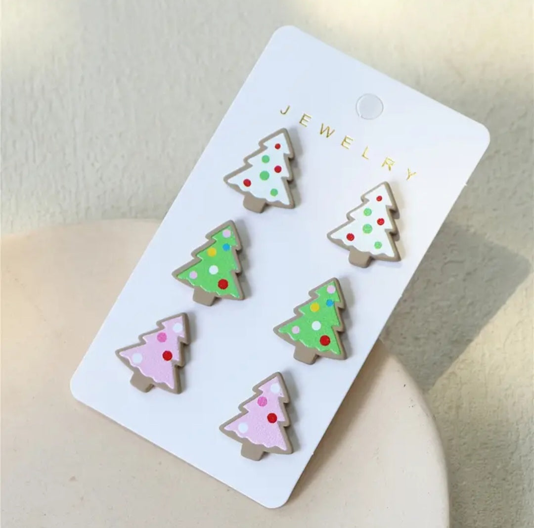 Christmas Clay Earrings