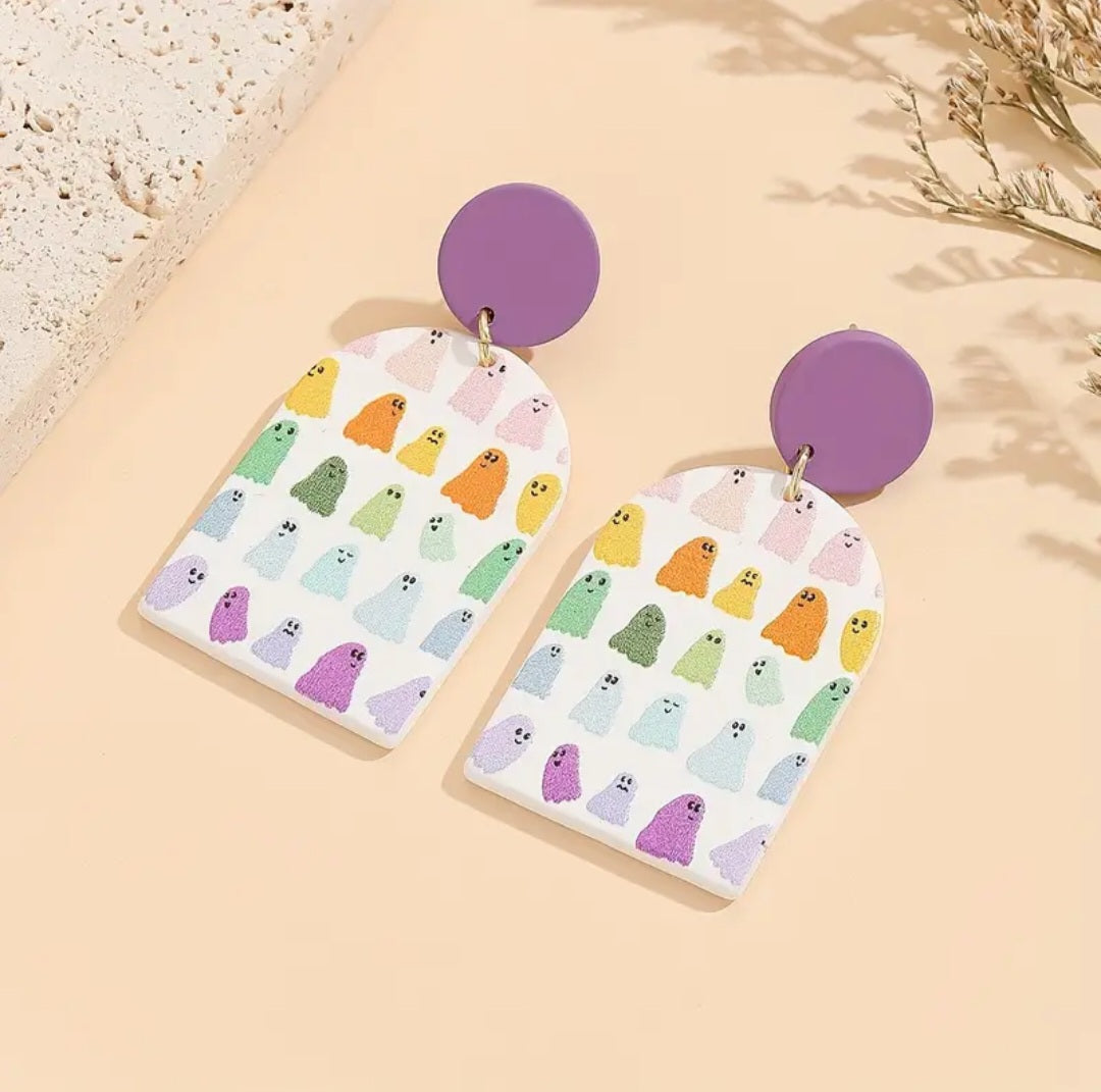 Halloween Clay Earrings