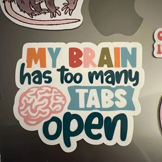 Tabs Open Sticker