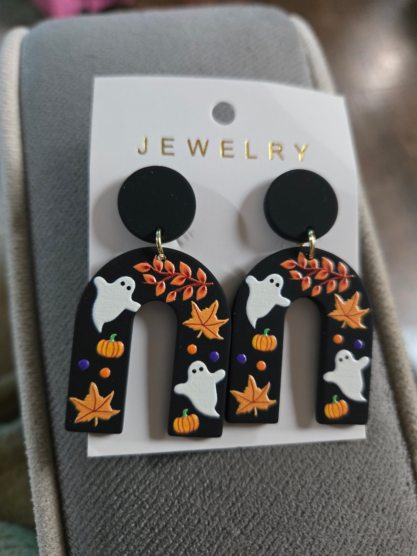 Halloween Clay Earrings