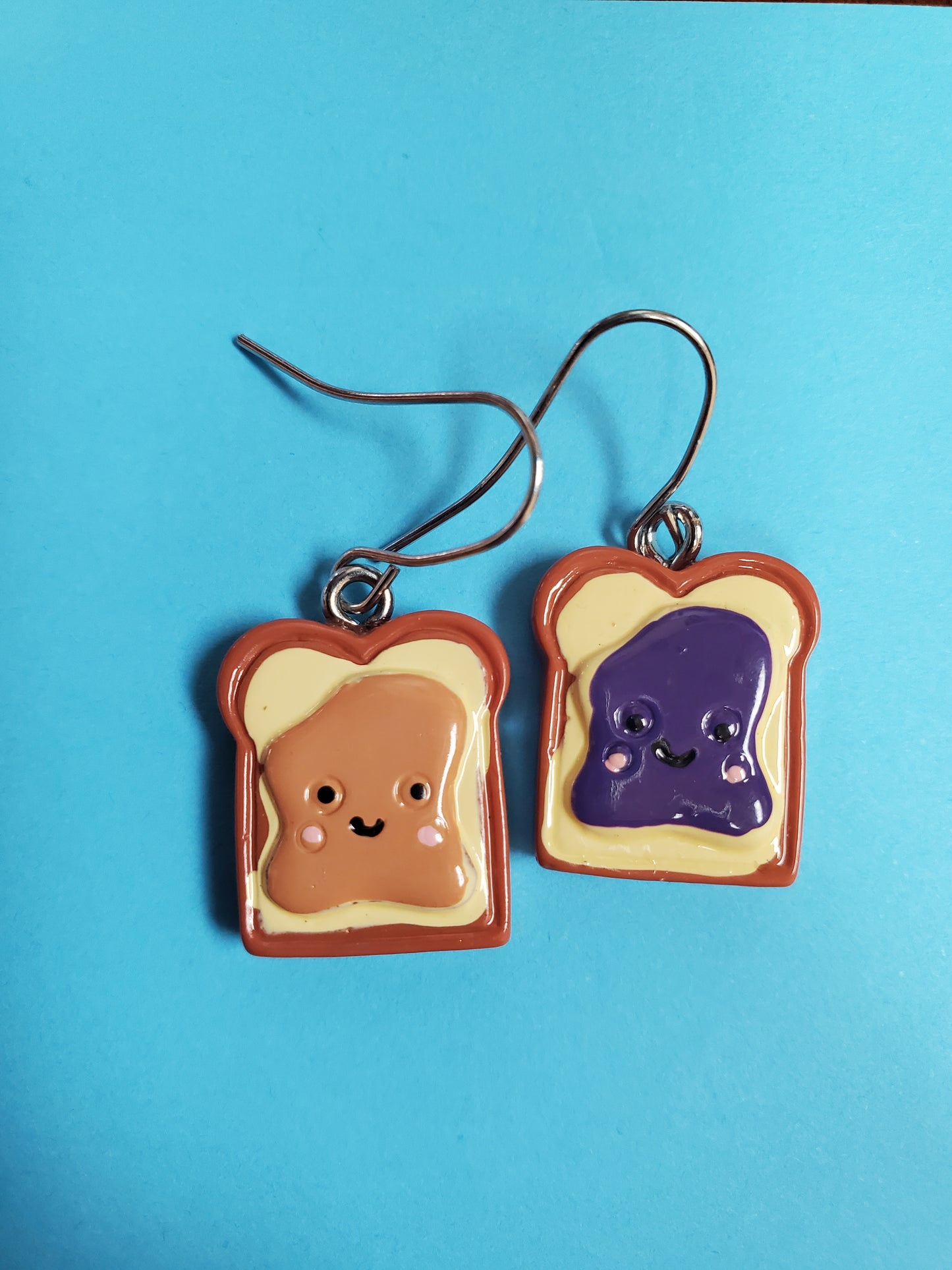 Peanut Butter & Jelly Earrings