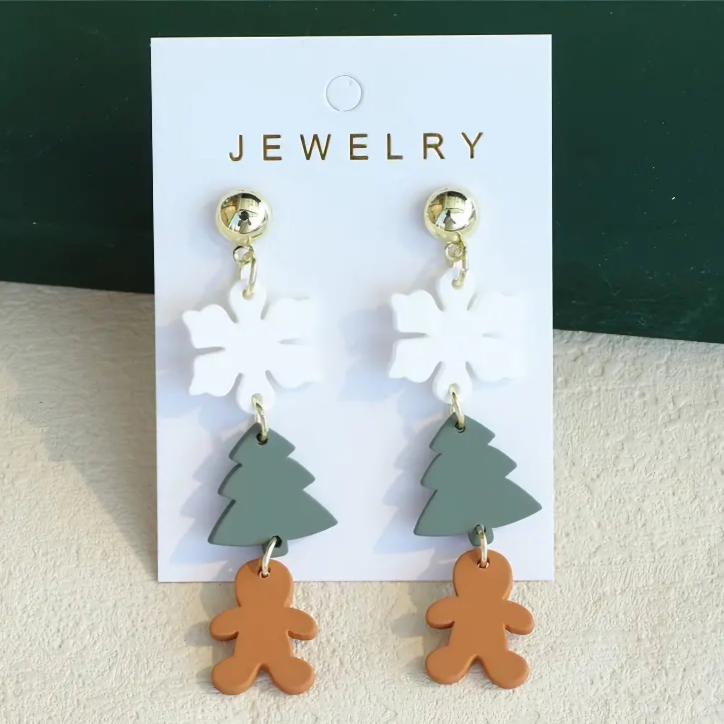 Christmas Clay Earrings