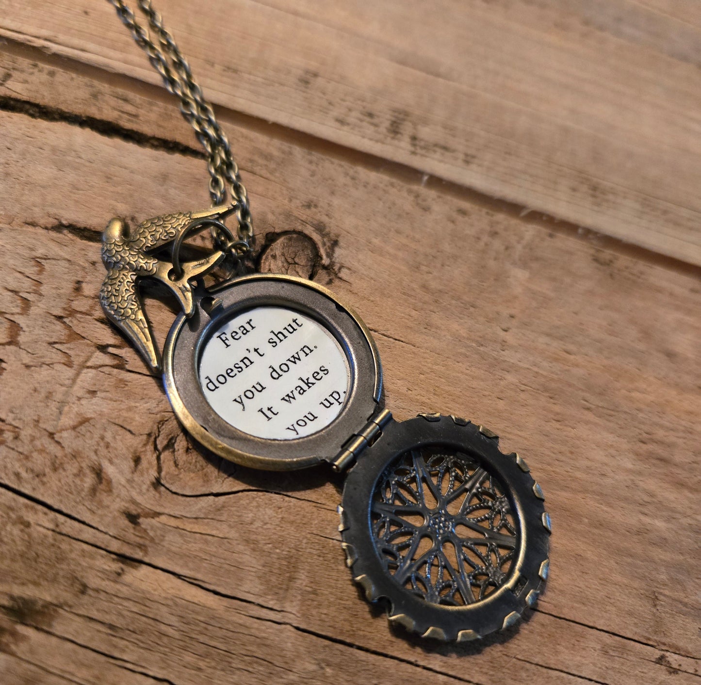 Divergent Locket Necklace