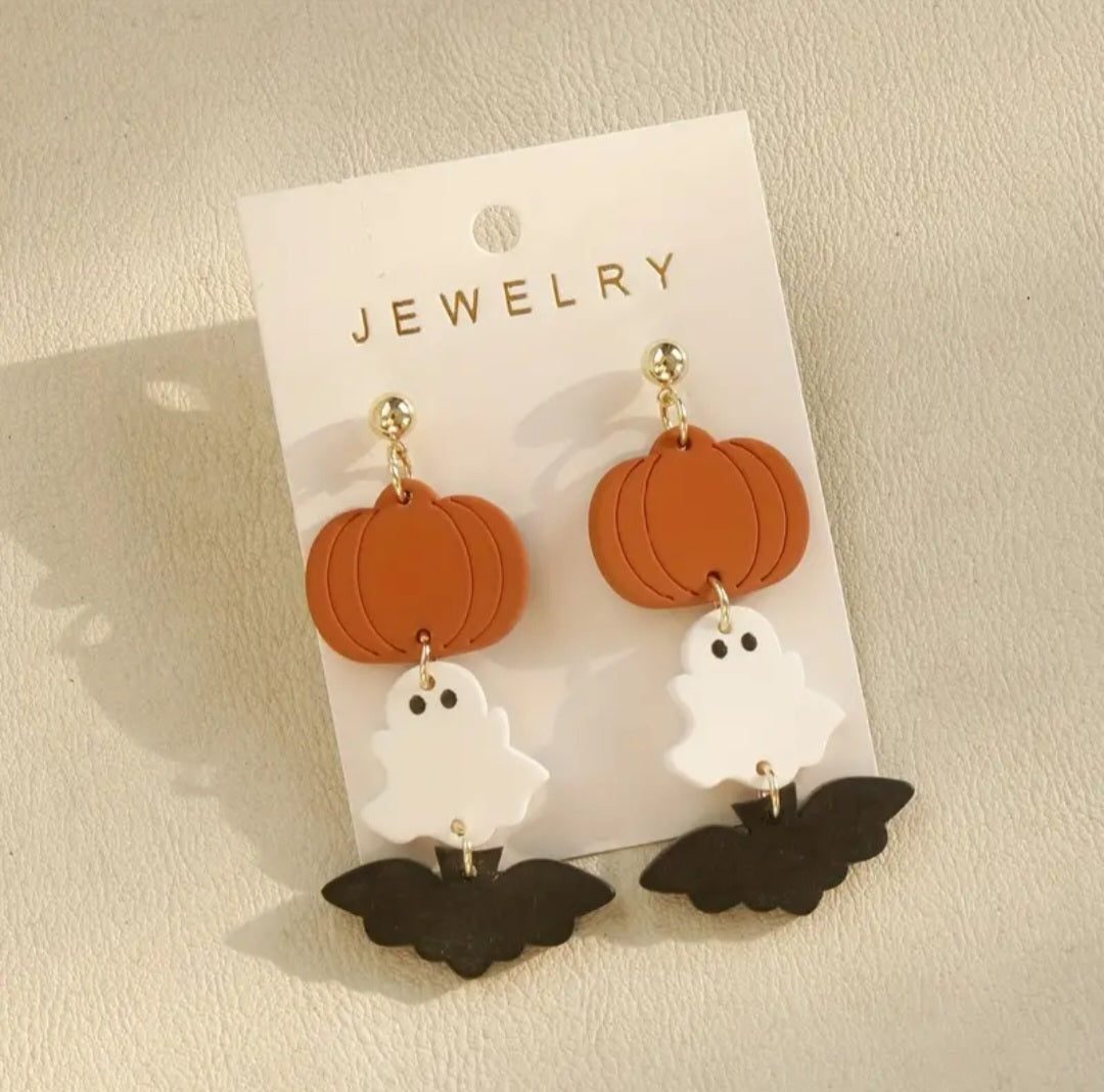 Halloween Clay Earrings