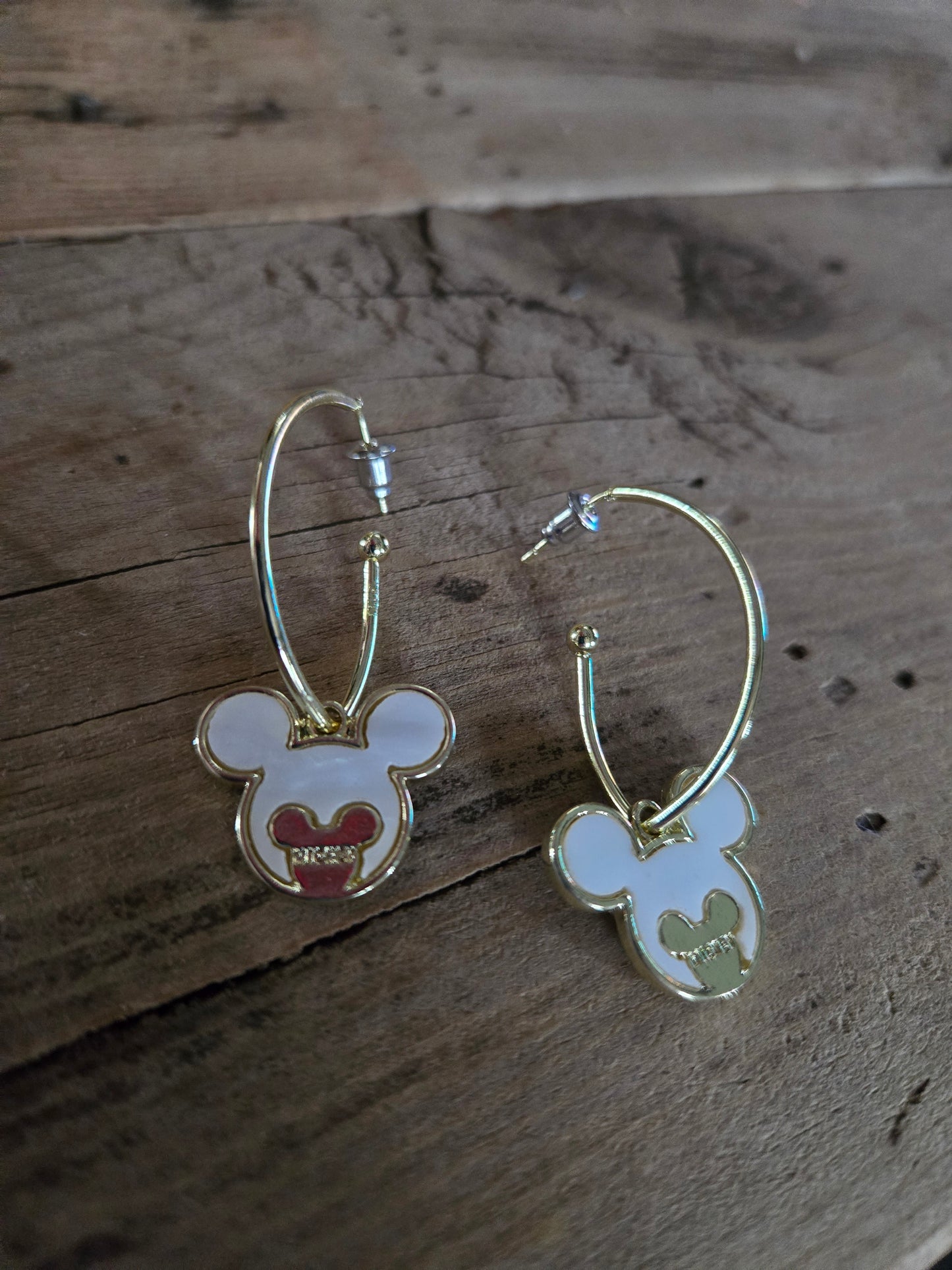 Mouse Ears Dangle Earrings