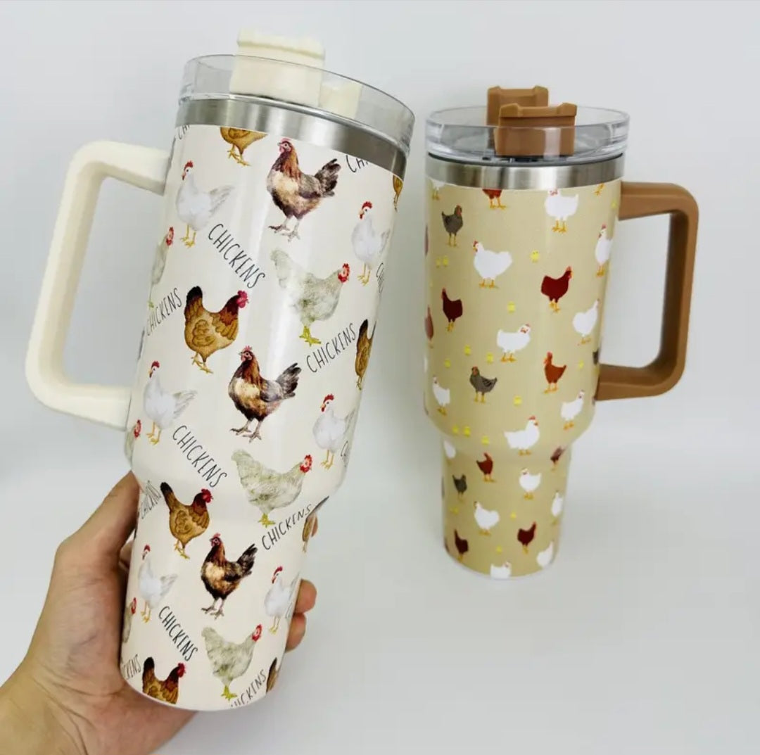 Chicken Handle Tumblers