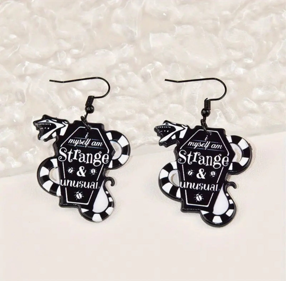 Beetlejuice Earrings