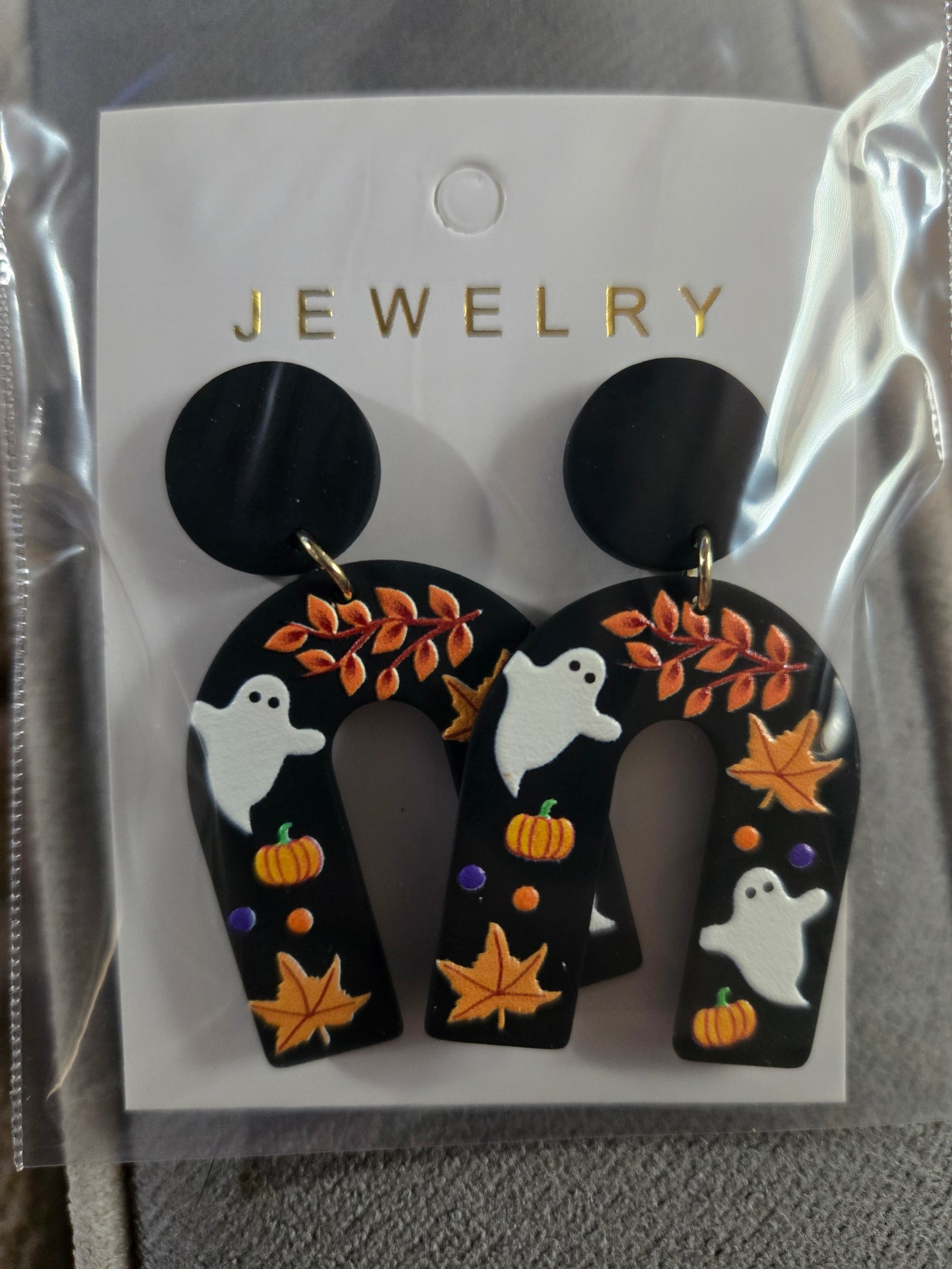 Halloween Clay Earrings