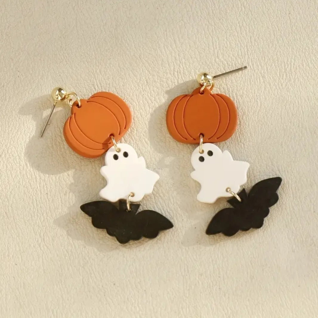 Halloween Clay Earrings