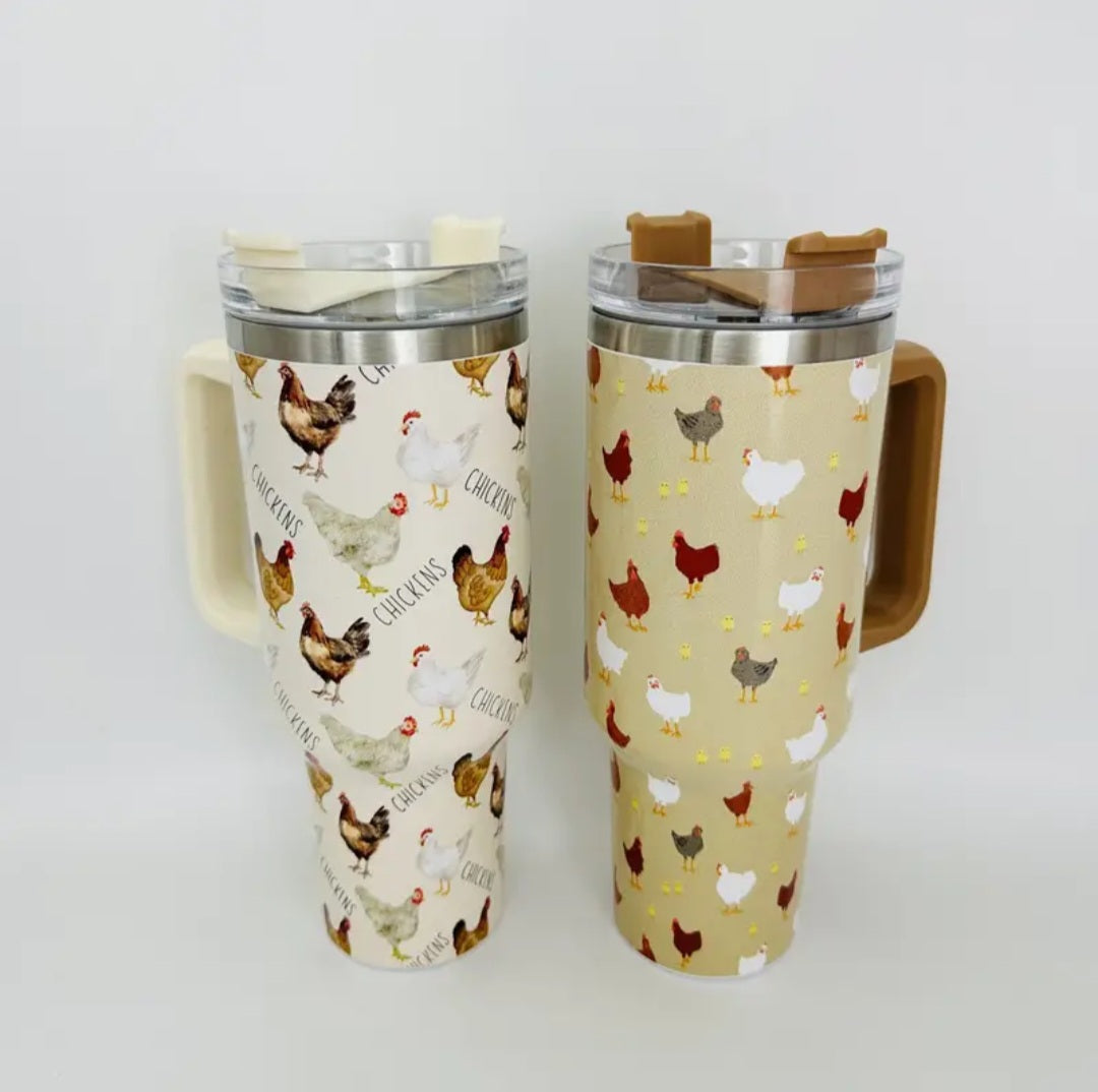 Chicken Handle Tumblers