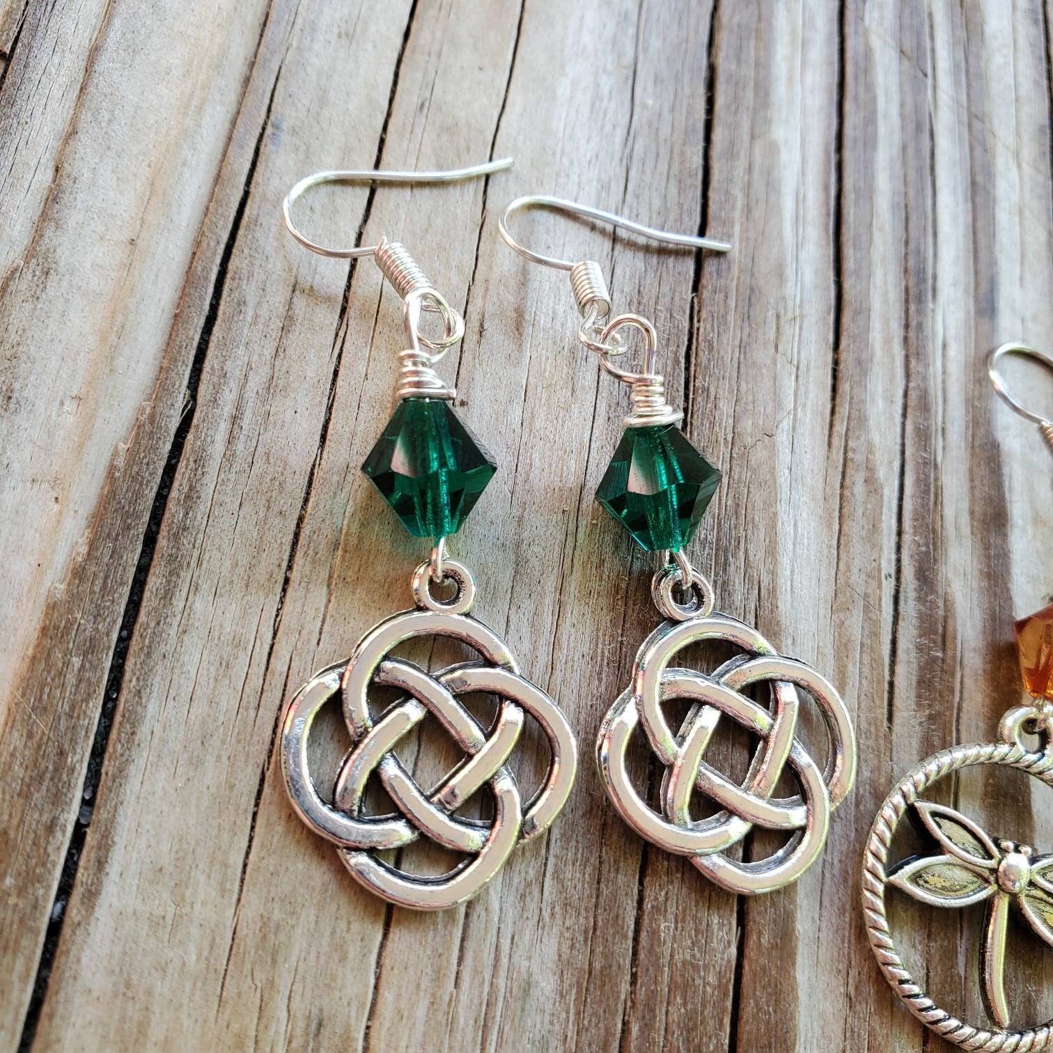 Celtic Knot Starlight Earrings,3 Earring Size Options in Sterling Silver -  Etsy | Celtic earrings, Celtic knot jewelry, Beautiful jewelry