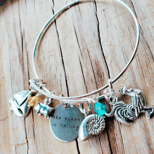 Ocean is Calling Adjustable Bangle